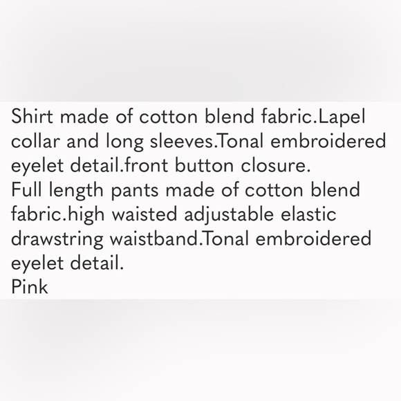 ZARA 2PIECES EMBROIDERED LONG SHIRT AND FULL LENGTH COTTON PANTS BUNDLE - Picture 11 of 11